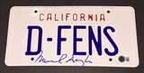 Michael Douglas Signed Autographed License Plate Falling Down Beckett COA