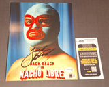 Jack Black Signed Autographed 8x10 Nacho Libre Luchador JSA COA