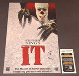 Tim Curry Signed Autographed 11x17 Pennywise IT JSA COA