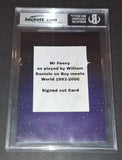 William Daniels Signed Autographed Custom Jumbo Card Mr. Feeny Beckett COA