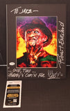Robert Englund Autographed Signed 11x14 matted 8x10 Freddy Krueger JSA COA