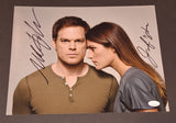 Michael C. Hall Jennifer Carpenter 11x14 Dexter JSA COA