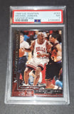 Michael Jordan Card Chicago Bulls 1999 Upper Deck Ovation Center Stage PSA 7