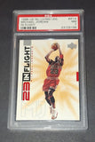 Michael Jordan Card Chicago Bulls 1998 Upper Deck Living Legends In Flight PSA 7