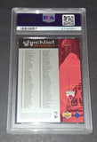 Michael Jordan Card Chicago Bulls 1998 Upper Deck Checklist 1-90 PSA 7