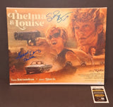 Geena Davis Susan Sarandon Signed Autographed 16x20 Canvas Thelma Louise JSA