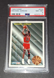 Michael Jordan 1993 Fleer League Leader Chicago Bulls card PSA 8