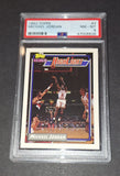 Michael Jordan Card Chicago Bulls 1992 Topps Highlight #3 PSA 8