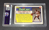 Michael Jordan Card Chicago Bulls 1992 Topps Highlight #3 PSA 8