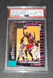 Michael Jordan Card Chicago Bulls 1995 Collector's Choice Silver Set #C1 PSA 8
