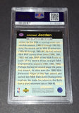 Michael Jordan Card Chicago Bulls 1995 Collector's Choice Silver Set #C1 PSA 8