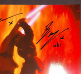 Hayden Christensen Ewan McGregor Signed Autographed 8x10 Star Wars MAS COA