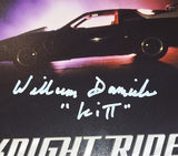 William Daniels Signed Autographed 8x10 Knight Rider KITT MAS