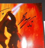 Hayden Christensen Ewan McGregor Signed Autographed 8x10 Star Wars JSA COA