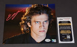 Hayden Christensen Signed Autographed 8x10 Anakin Skywalker Star Wars JSA COA