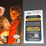 Michael J. Fox Christopher Lloyd Signed Autographed 8x10 Back The Future JSA COA