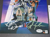 Geena Davis Alec Baldwin Signed Autographed 8x10 Beetlejuice JSA COA