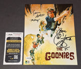 Corey Feldman Sean Astin Signed Autographed 8x10 Goonies Mouth Mikey JSA COA