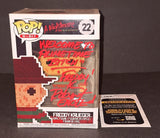 Robert Englund Autographed Signed Funko Nightmare on Elm Freddy Krueger JSA COA
