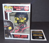 Kane Hodder Tom Savini Signed Autographed Funko Jason Friday The 13th JSA COA