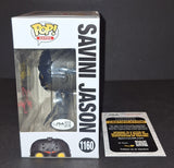 Kane Hodder Tom Savini Signed Autographed Funko Jason Friday The 13th JSA COA