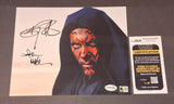 Ray Park Signed Autographed 8x10 Darth Maul Star Wars JSA COA