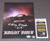 William Daniels Signed Autographed 8x10 Knight Rider KITT JSA