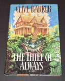 Clive Barker Signed Autographed Book The Thief Of Always A Fable JSA COA