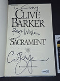 Clive Barker Signed Autographed Book Sacrament JSA COA