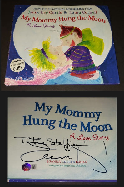 Jamie Lee Curtis autographed book Beckett COA