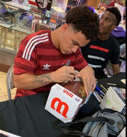 Byron Murphy autographed football Beckett COA