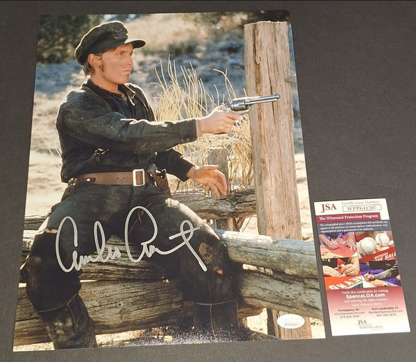Emilio Estevez autographed 11x14 JSA COA