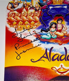 Linda Larkin and Scott Weinger Signed Autographed Aladdin Jasmine Disney JSA COA