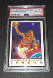 Michael Jordan 1991 Fleer Pro Visions Chicago Bulls card PSA 8