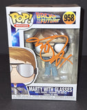 Michael J. Fox Signed Autographed Funko Marty McFly Back To Future MAS COA