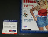 Jennie Finch autographed 8x10 PSA/DNA COA