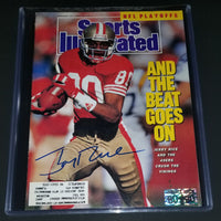 Jerry Rice autographed Sports Illustrated Rice hologram