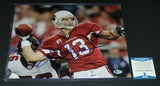 Kurt Warner autographed 11x14 Beckett COA