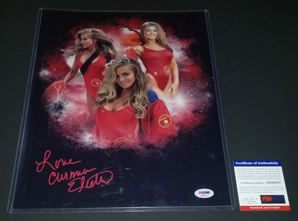 Carmen Electra autographed 11x14 PSA/DNA COA