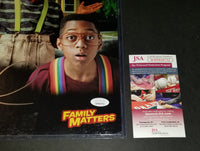 Jaleel White autographed 11x14 JSA Witness COA