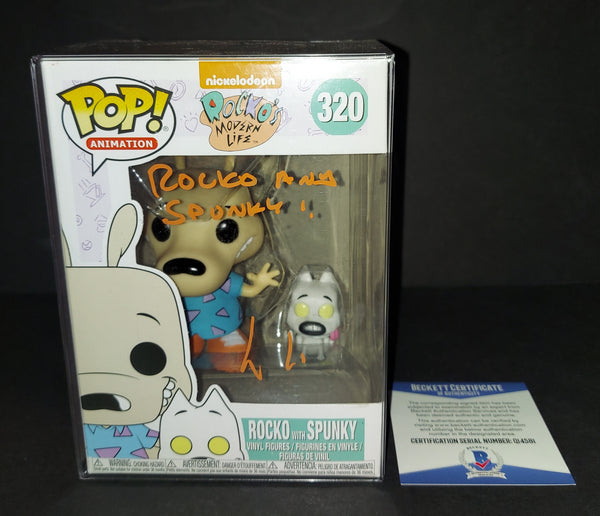 Carlos Alazraqui autographed funko Beckett Witness COA