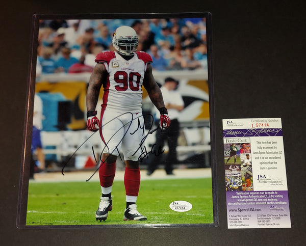Darnell Dockett autographed 8x10 JSA COA