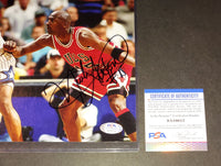 Nick Anderson autographed 8x10 PSA COA