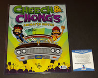 Tommy Chong autographed 8x10 Beckett COA