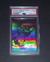 Michael Jordan 1992 Upper Deck Scoring Award Winner Chicago Bulls hologram card PSA 7
