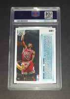 Michael Jordan 1992 Upper Deck Scoring Award Winner Chicago Bulls hologram card PSA 7
