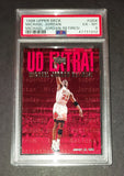 Michael Jordan 1998 Upper Deck Extra Jordan Retires Chicago Bulls card PSA 6