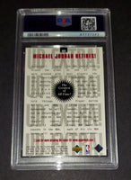 Michael Jordan 1998 Upper Deck Extra Jordan Retires Chicago Bulls card PSA 6