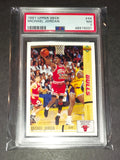 Michael Jordan 1991 Chicago Bulls Upper Deck card PSA 7