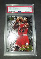 Michael Jordan 1995 Fleer Metal Nuts and Bolts Chicago Bulls card PSA 7